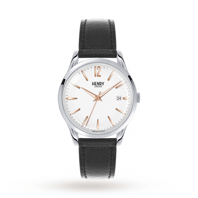 Henry London Unisex Highgate Watch HL39-S-0005 at Goldsmiths Jewellery Henry London Unisex Highgate Watch HL39-S-0005.